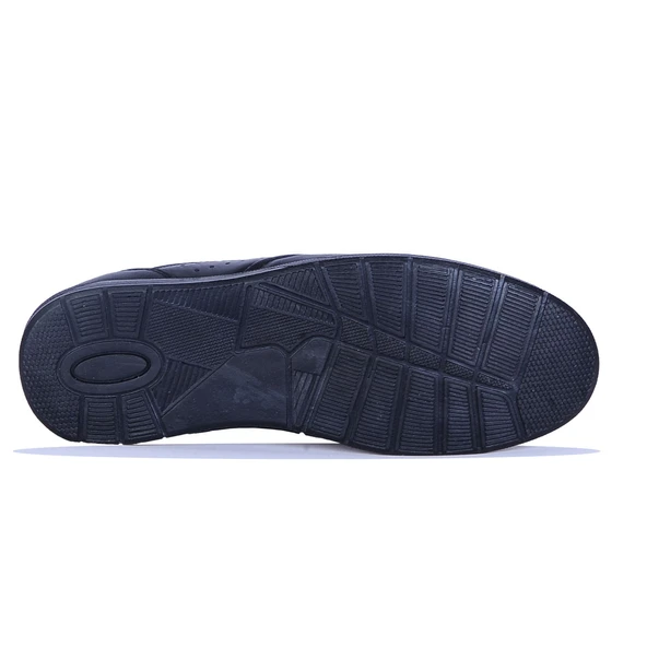 Berenni E-796 Siyah %100 Deri Erkek Casual Ayakkabı - 7