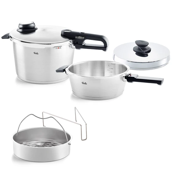 Fissler Vitavit® Premium 8+4 Litre Düdüklü Tencere Seti