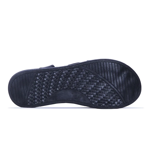 Moda Ayakkabı  838 Siyah Ortapedi Yazlık Düz Sandalet Ayakkabı - 12