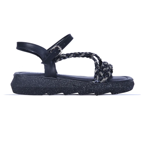 Moda Ayakkabı  852 Syh-Krem Yazlık Düz Sandalet Ayakkabı - 15