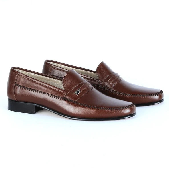 Tek Yıldız 780 Kahve %100 Deri Erkek Klasik Ayakkabı - 5