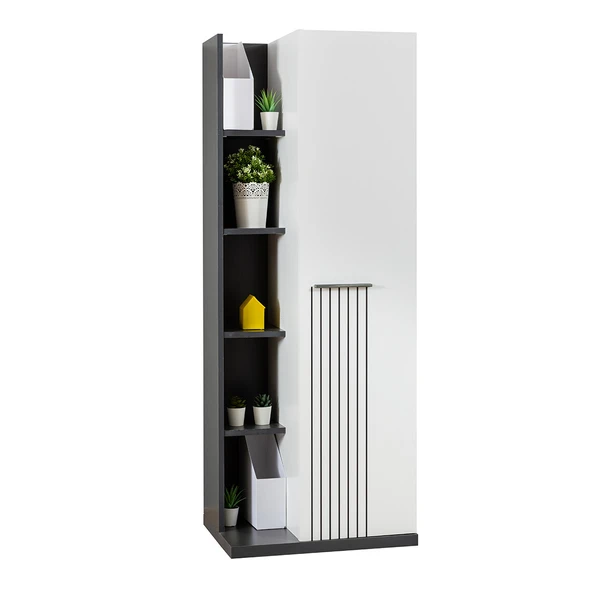 Kitaplık, Relax Dolaplı 5 Raflı Kitaplık ürün görseli 1