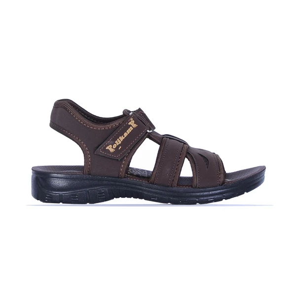 Moda Ayakkabı 385 Kahve Erkek Yazlık Sandalet Ayakkabı - 2