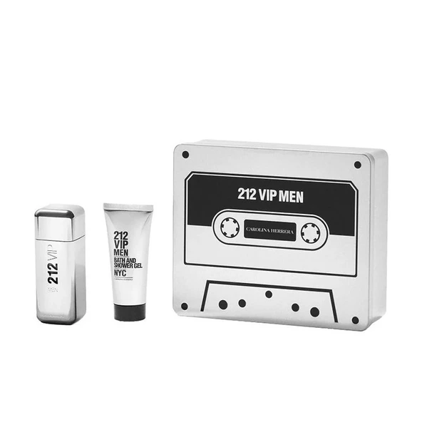 Carolina Herrera 212 VIP Men Erkek Parfüm EDT 100 ML + Shower Gel 100 ML - 2