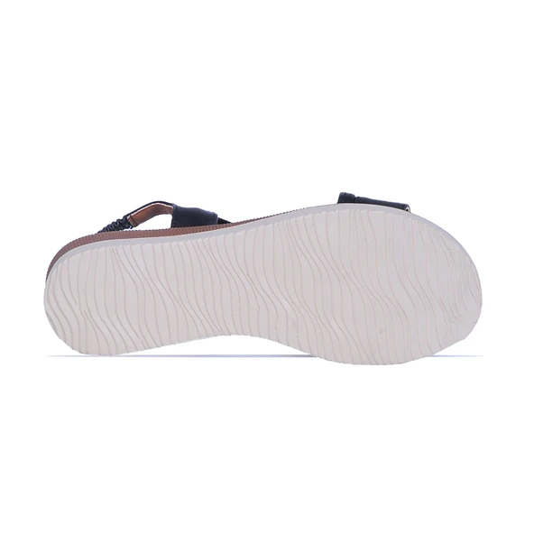 Moda Ayakkabı 850 Syh-Krem Düz Sandalet Ayakkabı - 14