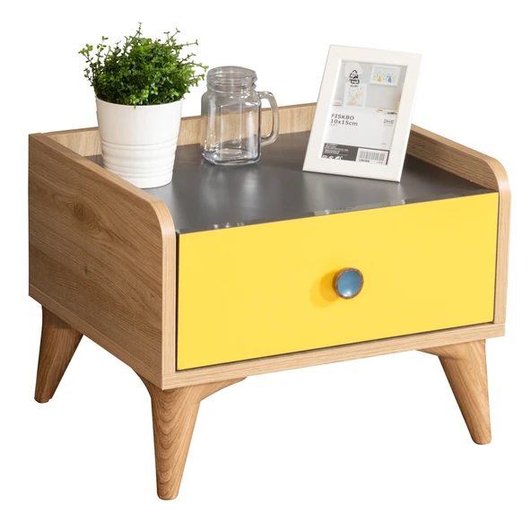 Tarz Genç Odası - 3 Kapılı Dolap, Karyola, Komodin, Şifonyer - Resim 5