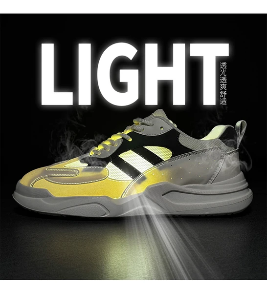 Erkek Günlük Spor Ayakkabı - Bağcıklı - Düz Taban (Bej - Gri) - Resim 11