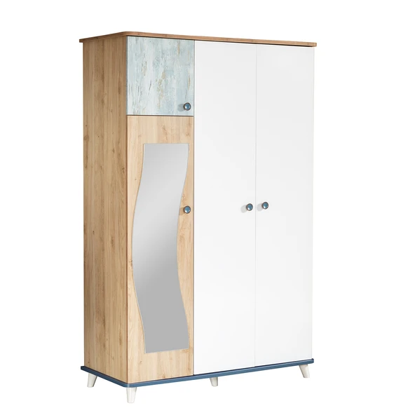 Lotus Genç Odası - 3 Kapılı Dolap, Karyola, Komodin, Şifonyer - 4