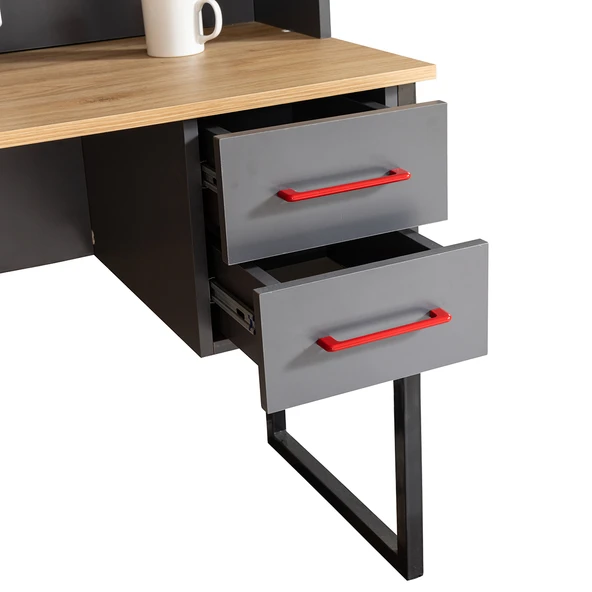 Antre Genç Odası - 3 Kapılı Dolap, Karyola, Komodin, Masa - 5