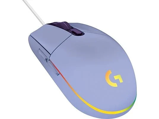 Logitech G G203 LIGHTSYNC RGB Aydınlatmalı 8000 DPI Kablolu Oyuncu Mouse - Lila - 2
