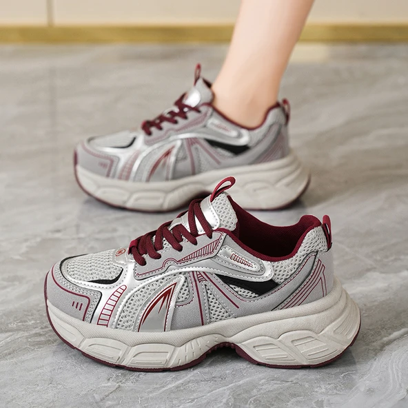 Kadın Spor Ayakkabı (Bordo)