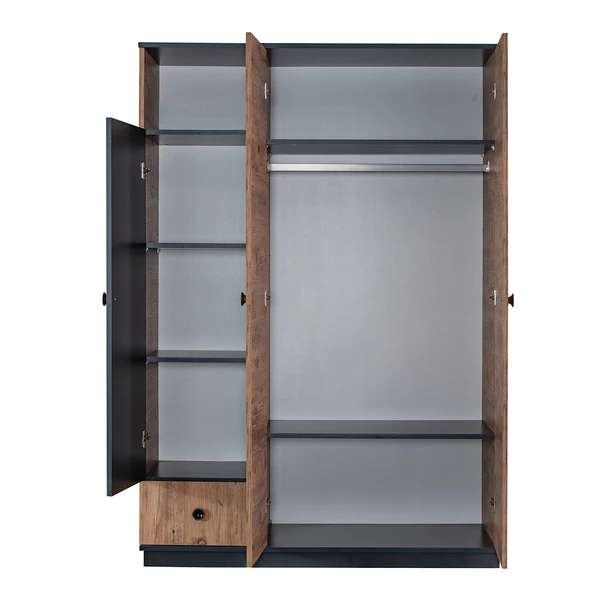 Milas Genç Odası - 3 Kapılı Dolap, Karyola, Komodin, Şifonyer - 3