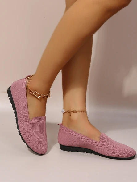 Kadın Günlük Slip-On Ayakkabı (Pembe)