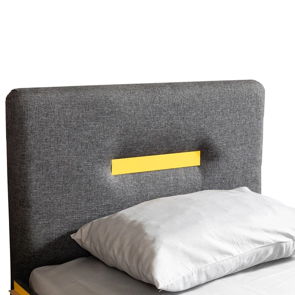 Tarz Genç Odası - 3 Kapaklı Dolap, Karyola, Komodin - 5