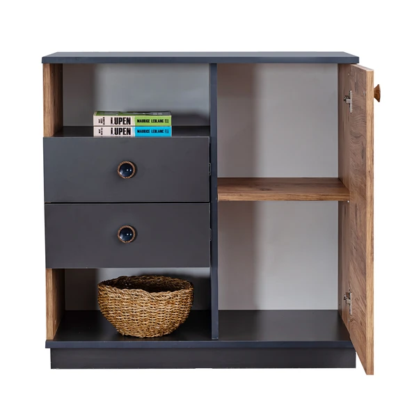 Milas Genç Odası - 3 Kapılı Dolap, Karyola, Komodin, Şifonyer - 7