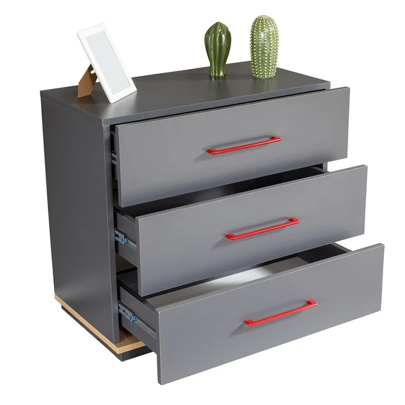 Antre Genç Odası - 3 Kapılı Dolap, Karyola, Komodin, Şifonyer - 5