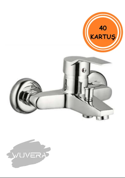 Wuvera 40 Kartuşlu Spectra Model Banyo Bataryası – TSE Belgeli, Pirinç Gövde & Krom Kaplama - 4
