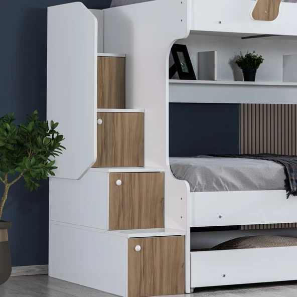 Ranza, Inci Yavrulu Ranza - Ceviz 3 Adet Comfort Yatak - 4
