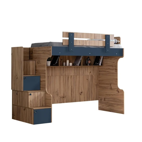 Ranza, Riva Ranza Çalışma Masası 2 Kapaklı Dolap 1 Adet Comfort Yatak - 2