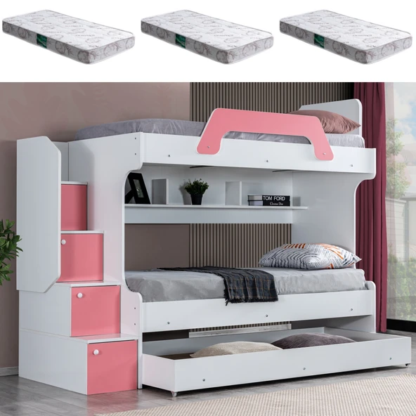 Ranza, Inci Yavrulu Ranza - Pembe 3 Adet Comfort Yatak