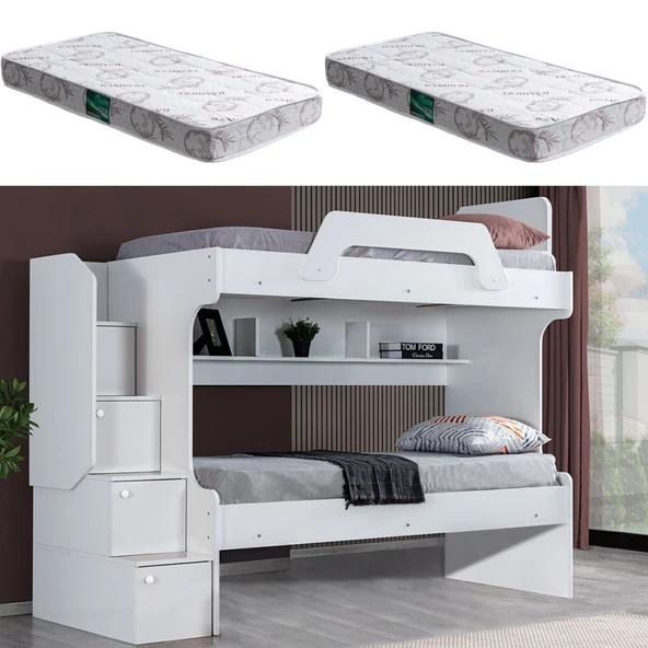 Ranza, Inci 2li Ranza - Beyaz 2 Adet Comfort Yatak