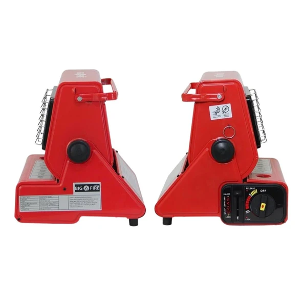 Portatif Kamp Sobası - Madfox Big Fire Maxi - Kırmızı - 547262 - 4