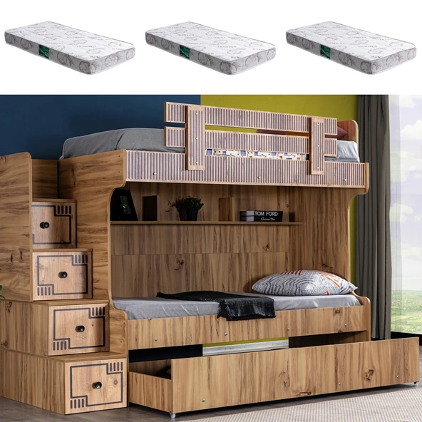 Ranza, Natural Yavrulu Ranza 3 Adet Comfort Yatak ürün görseli 1