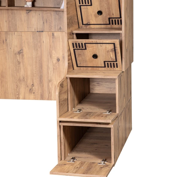 Ranza, Natural Ranza Karyola Masa 3 Kapaklı Dolap - 5