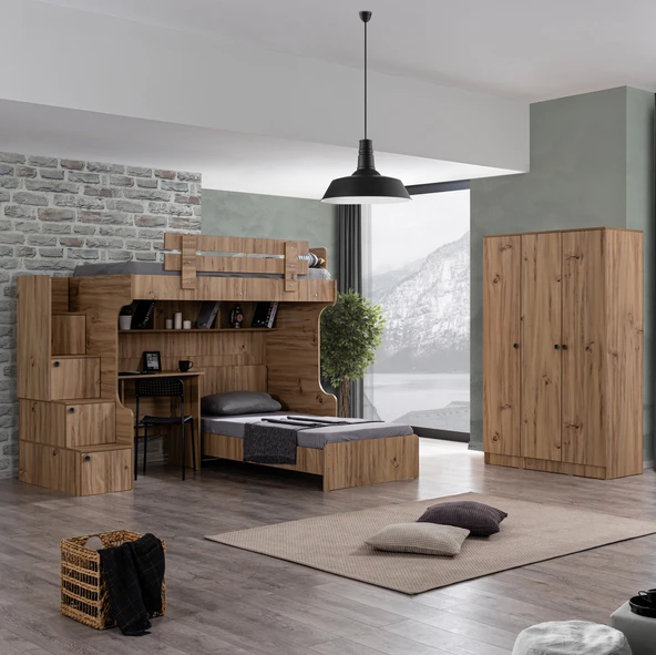 Ranza, Viva Ranza Karyola Masa 3 Kapaklı Dolap ürün görseli 1