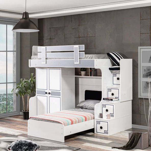 Ranza , Çizgi Ranza Karyola Dolap - 7