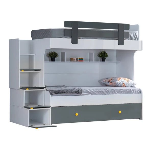 Ranza, Metris Yavrulu Ranza 3 Kapaklı Dolap 2 Adet Comfort Yatak - 7