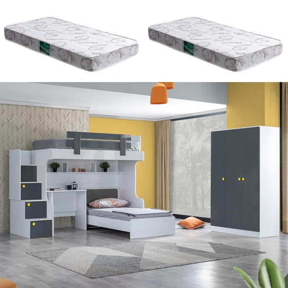 Ranza, Metris Ranza Karyola Masa Dolap 2 Adet Comfort Yatak