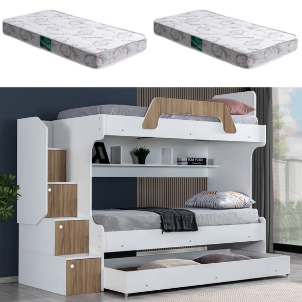 Ranza, Inci Yavrulu Ranza - Ceviz 2 Adet Comfort Yatak