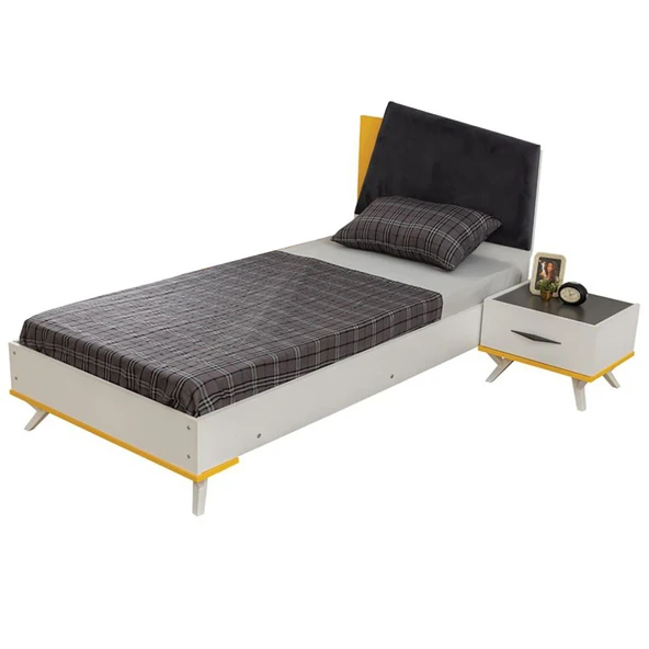 Karyola, Giallo Başlıklı Karyola 90x190 ürün görseli