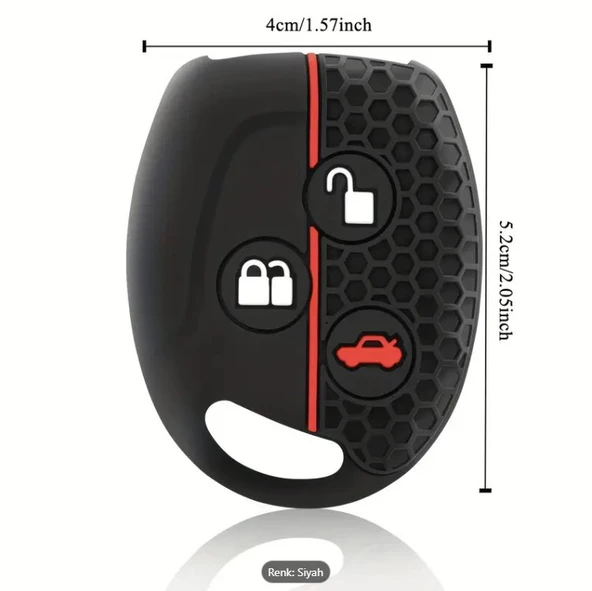 Ford Mondeo Focus Fusion Fiesta Transit ile Uyumlu Kumanda kabı 1 ADET - Resim 3