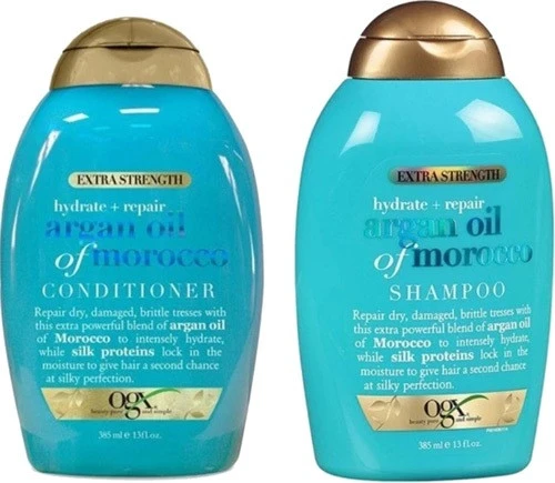 OGX Argan Oil Of Morocco Shampoo 385 ml - OGX Argan Oil Of Morocco Conditioner 385 ml