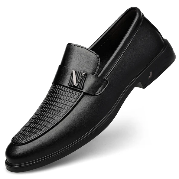Erkek Deri Loafer Ayakkabı (Siyah)