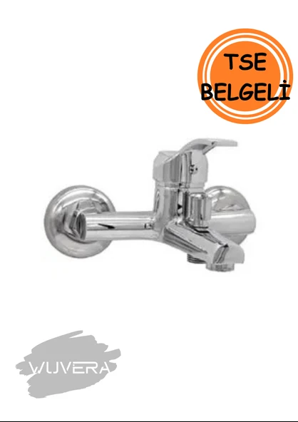 Wuvera Galaxy Serisi TSE Belgeli Banyo Bataryası – 40 mm Kartuş, %100 Pirinç Gövde & Krom Kaplama - 2
