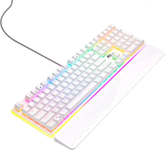 Royal Kludge RK918 Red Switch Beyaz PBT RGB Kablolu US Gaming Mekanik Klavye