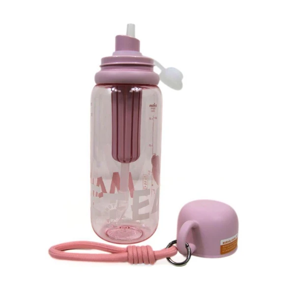 Shotay Cup Cover Su Matarası Tritan Pembe 800Ml - 2