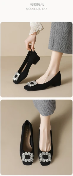 Kadın Topuklu Ayakkabı (Siyah) - Resim 11