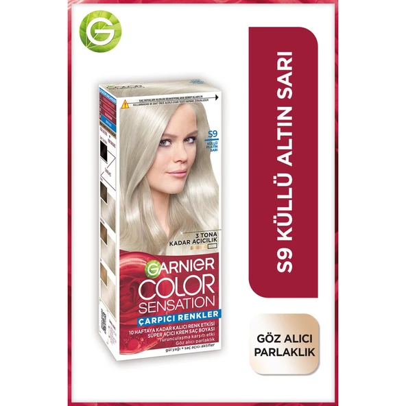 Garnier Çarpıcı Renkler S9 Küllü Platin Sarı