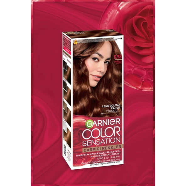Garnier Çarpıcı Renkler 5.35 Çikolata Kahve - 4