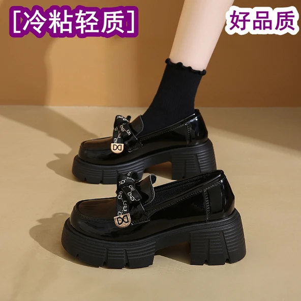 Kadın Loafer Ayakkabı (Mat Siyah-2)