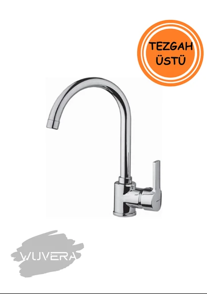 Wuvera Galaxy Serisi TSE Belgeli Lavabo Bataryası – 40 mm Kartuş, Tezgah Üstü Montaj & Oynar Perlâtör - 4
