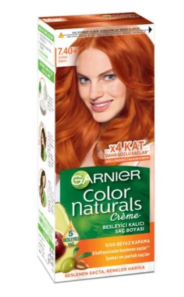 Garnier Color Naturals Saç Boyası 7.40 Tarçın Bakır