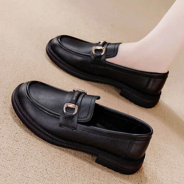 Kadın Loafer Ayakkabı (Siyah)