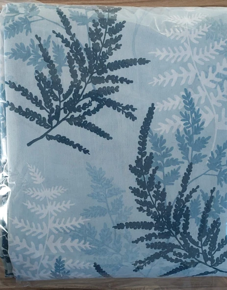 Algelsineve Fern Çift Kişilik Pamuklu Nevresim Seti , Nevresim + Yastık Kılıfı - 3