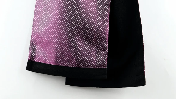 Erkek Lacivert Beyaz Çizgi Fosfor Saten İnce Kaşmir Dokulu Yumuşak Kışlık Yeni Nesil Fular Atkı - 9