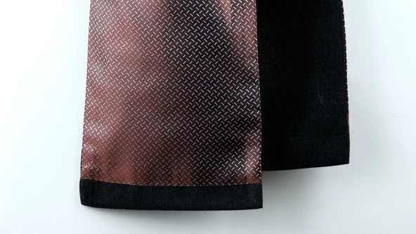 Erkek Lacivert Beyaz Çizgi Fosfor Saten İnce Kaşmir Dokulu Yumuşak Kışlık Yeni Nesil Fular Atkı - 10